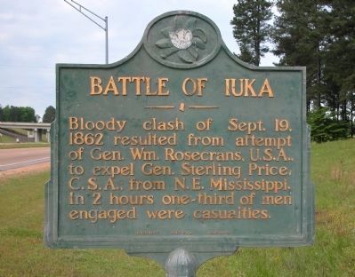 Battle of Iuka Marker image. Click for full size.