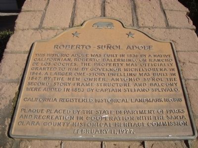 Roberto – Suñol Adobe Marker. Click for full size. Roberto – Suñol Adobe Marker image. Click for full size.