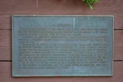 A Colonial Marker image, Touch for more information