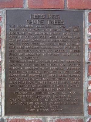 Keeslings Shade Trees Marker image. Click for full size.