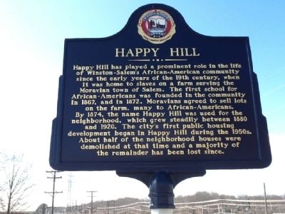 Happy Hill Marker image. Click for full size.