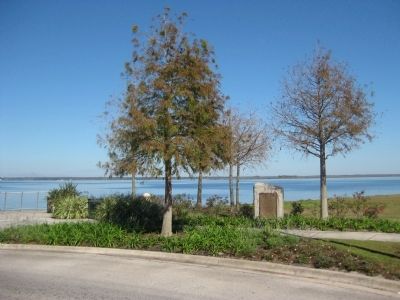 Site of Fort Mellon Marker. Click for full size. Site of Fort Mellon Marker image. Click for full size.