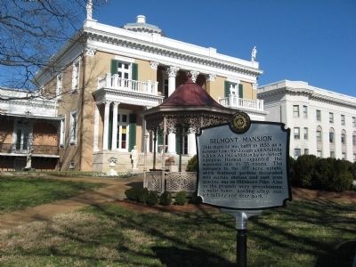 Belmont Mansion Marker. Click for full size. Belmont Mansion Marker image. Click for full size.