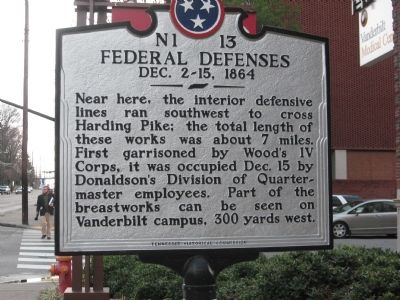 Federal Defenses Marker. Click for full size. Federal Defenses Marker image. Click for full size.