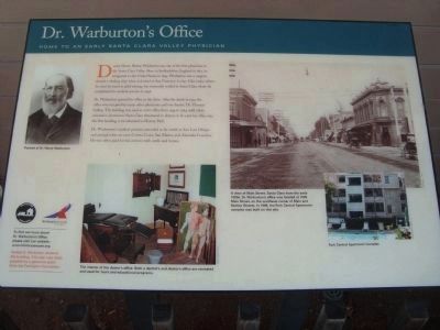 Dr. Warburtons Office Marker image. Click for full size.