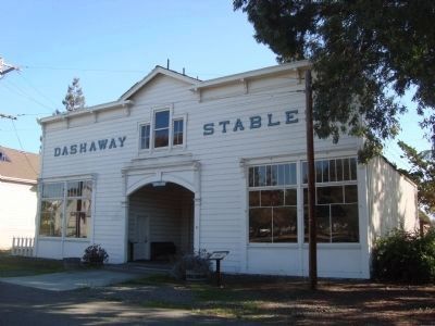 Dashaway Stables and Marker. Click for full size. Dashaway Stables and Marker image. Click for full size.