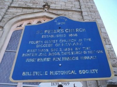 St. Peter's Church Marker image. Click for full size.