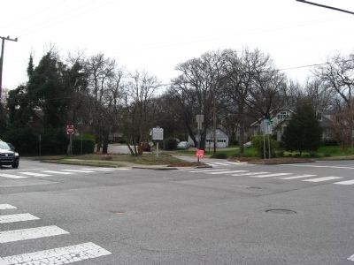 Hillsboro-West End Marker. Click for full size. Hillsboro-West End Marker image. Click for full size.