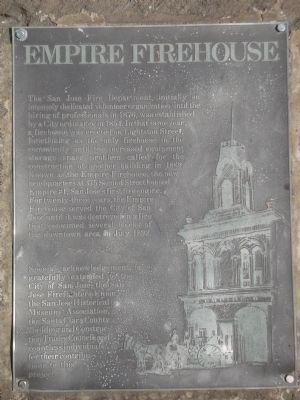 Empire Firehouse Marker image. Click for full size.