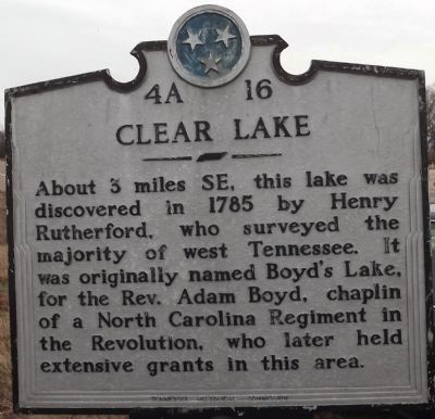 Clear Lake Marker image. Click for full size.