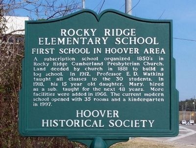 Rocky Ridge Elementary School Marker image. Click for full size.