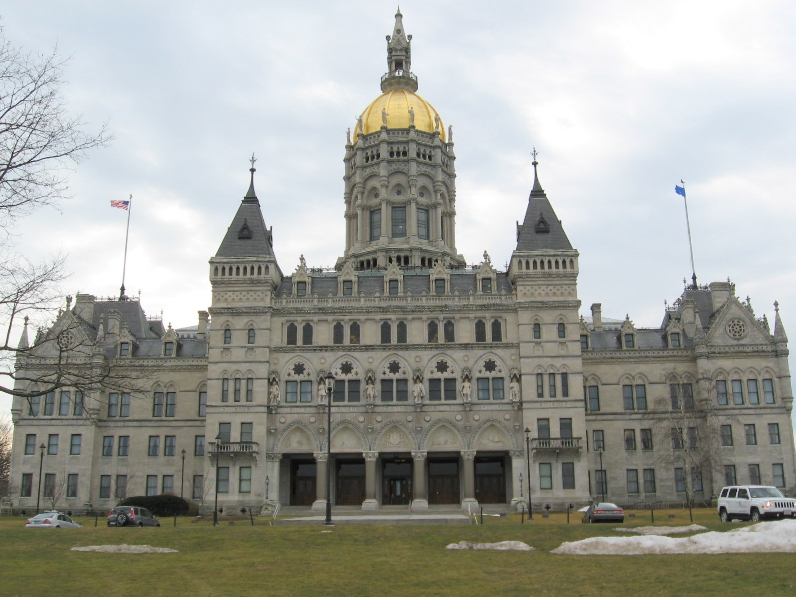 The North Side of the Connecticut State Capitol Building