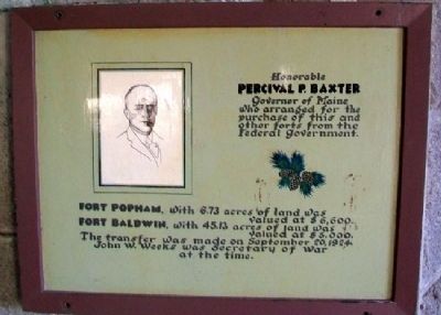 Percival P. Baxter Marker image. Click for full size.