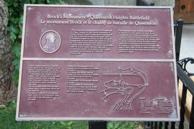 Brock's Monument - Queenston Heights Battlefield Marker image. Click for full size.