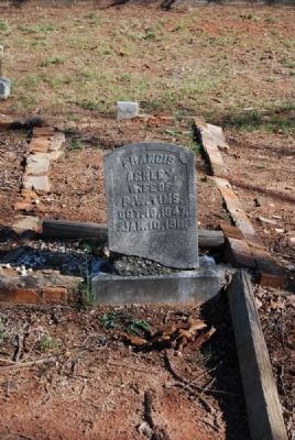 Francis Ashley<br>Wife of P.W. Tims<br>Oct. 10, 1847 - Jan. 10, 1911 image. Click for full size.