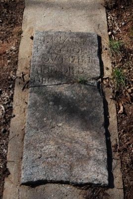 T. Watkins Tombstone<br>Born Nov. 17, 1818<br>Died Dec. 1887 image. Click for full size.