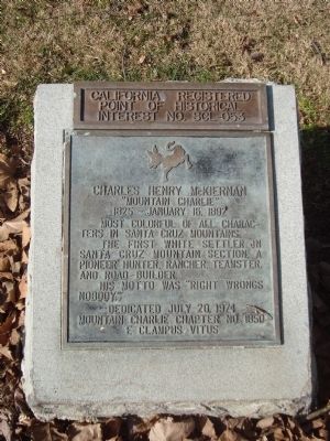 Charles Henry McKiernan Marker. Click for full size. Charles Henry McKiernan Marker image. Click for full size.