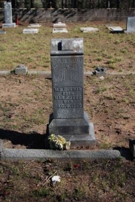 W.H. Durham Tombstone<br>Mar. 2, 1866<br>Died Dec. 8, 1909 image. Click for full size.