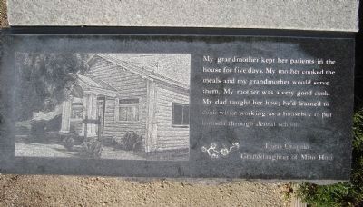 Hori Midwife House Marker. Click for full size. Hori Midwife House Marker image. Click for full size.