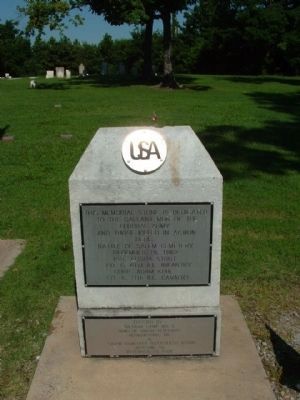 Memorial Stone to the Federal Army.. Click for full size. Memorial Stone to the Federal Army. image. Click for full size.