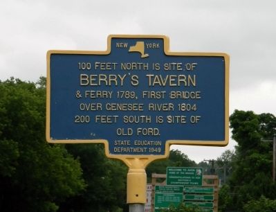 Berry's Tavern Marker image. Click for full size.