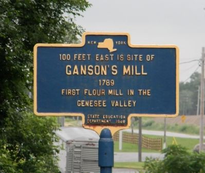 Ganson's Mill Marker image. Click for full size.