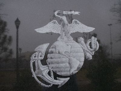 Close up of the Marine Corp emblem image. Click for full size.