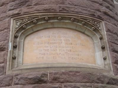 Tablet on the East Tower. Click for full size. Tablet on the East Tower image. Click for full size.