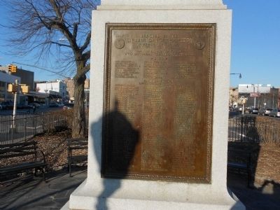 Fort Hamilton World War I Memorial Marker. Click for full size. Fort Hamilton World War I Memorial Marker image. Click for full size.