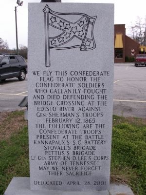 Confederate Flag Marker image. Click for full size.