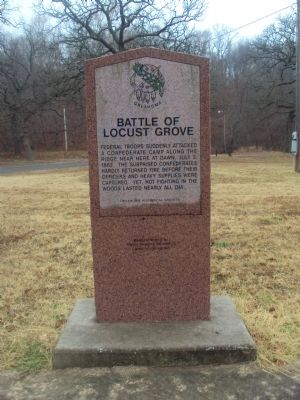 Battle of Locust Grove Marker image. Click for full size.