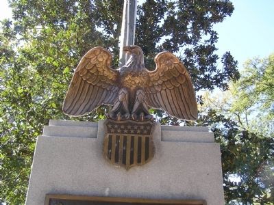 Close up of the Eagle statue on the marker image. Click for full size.