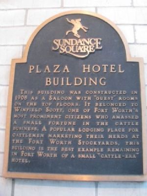 Plaza Hotel Building Marker image. Click for full size.