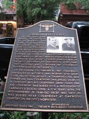 Gamblers & Gunfights Marker image. Click for full size.