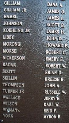 Phippsburg Veterans and Mariners Memorial Vietnam War Honor Roll image. Click for full size.
