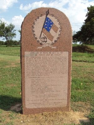 Confederate States Monument to the Battle of Honey Springs Marker image. Click for full size.
