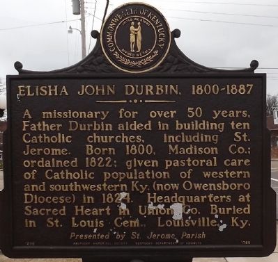 Elisha John Durbin Marker image. Click for full size.