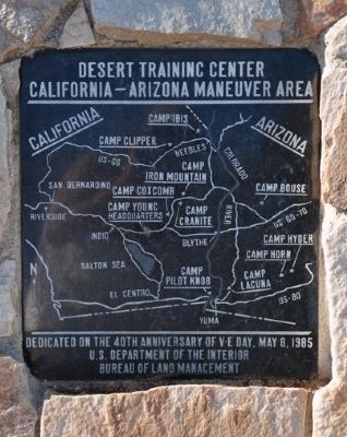 The Desert Training Center image. Click for full size.