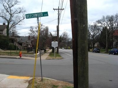 Belmont-Hillsboro Neighborhood Marker. Click for full size. Belmont-Hillsboro Neighborhood Marker image. Click for full size.