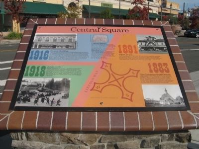 Central Square Marker image. Click for full size.