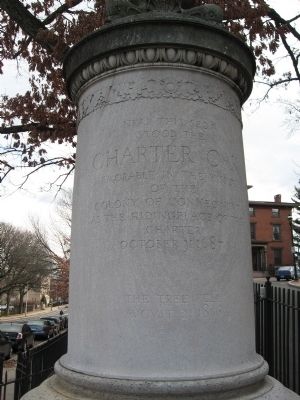 Charter Oak Monument image. Click for full size.
