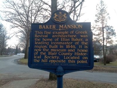 Baker Mansion Marker image. Click for full size.