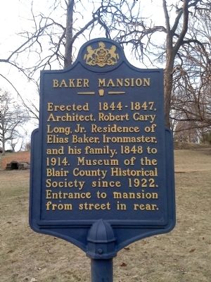 Baker Mansion Marker image. Click for full size.