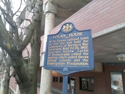 Logan House Marker image. Click for full size.
