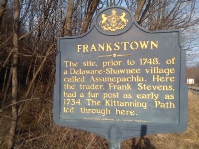 Frankstown Marker image. Click for full size.