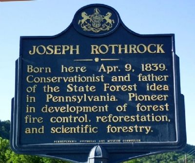 Joseph Rothrock Marker image. Click for full size.