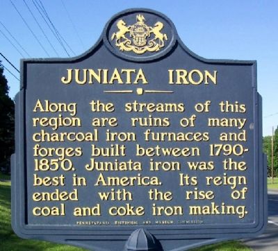 Juniata Iron Marker image. Click for full size.