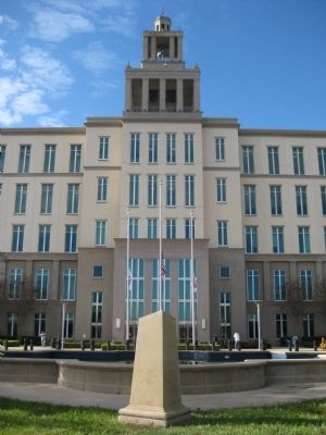 Seminole County Courthouses Marker. Click for full size. Seminole County Courthouses Marker image. Click for full size.