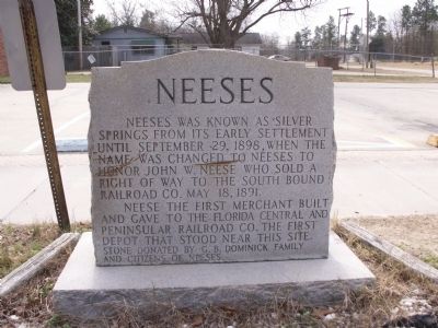 Neeses Marker image. Click for full size.