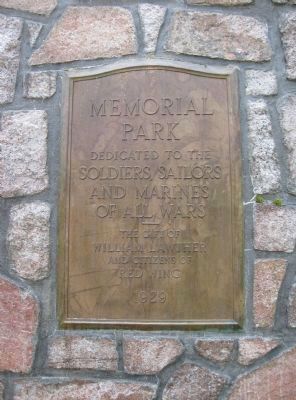 Memorial Park Plaque image. Click for full size.